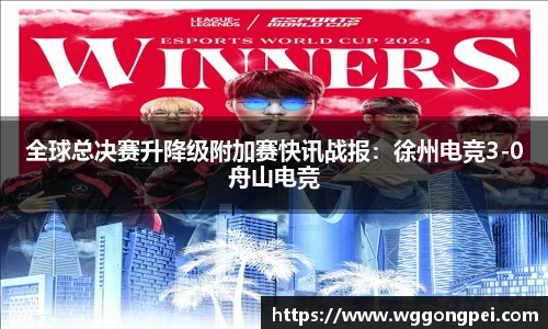 全球总决赛升降级附加赛快讯战报：徐州电竞3-0舟山电竞